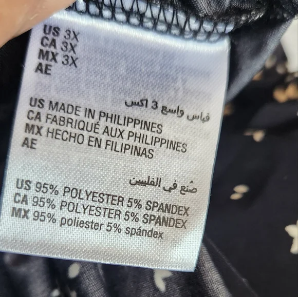 SOLD! INC Women's 3X Riley Ditsy Floral Pullover Long Sleeve - Picture 12 of 14